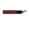 6' Maroon Naugahyde Rope W/ Brush Black Snap Hooks